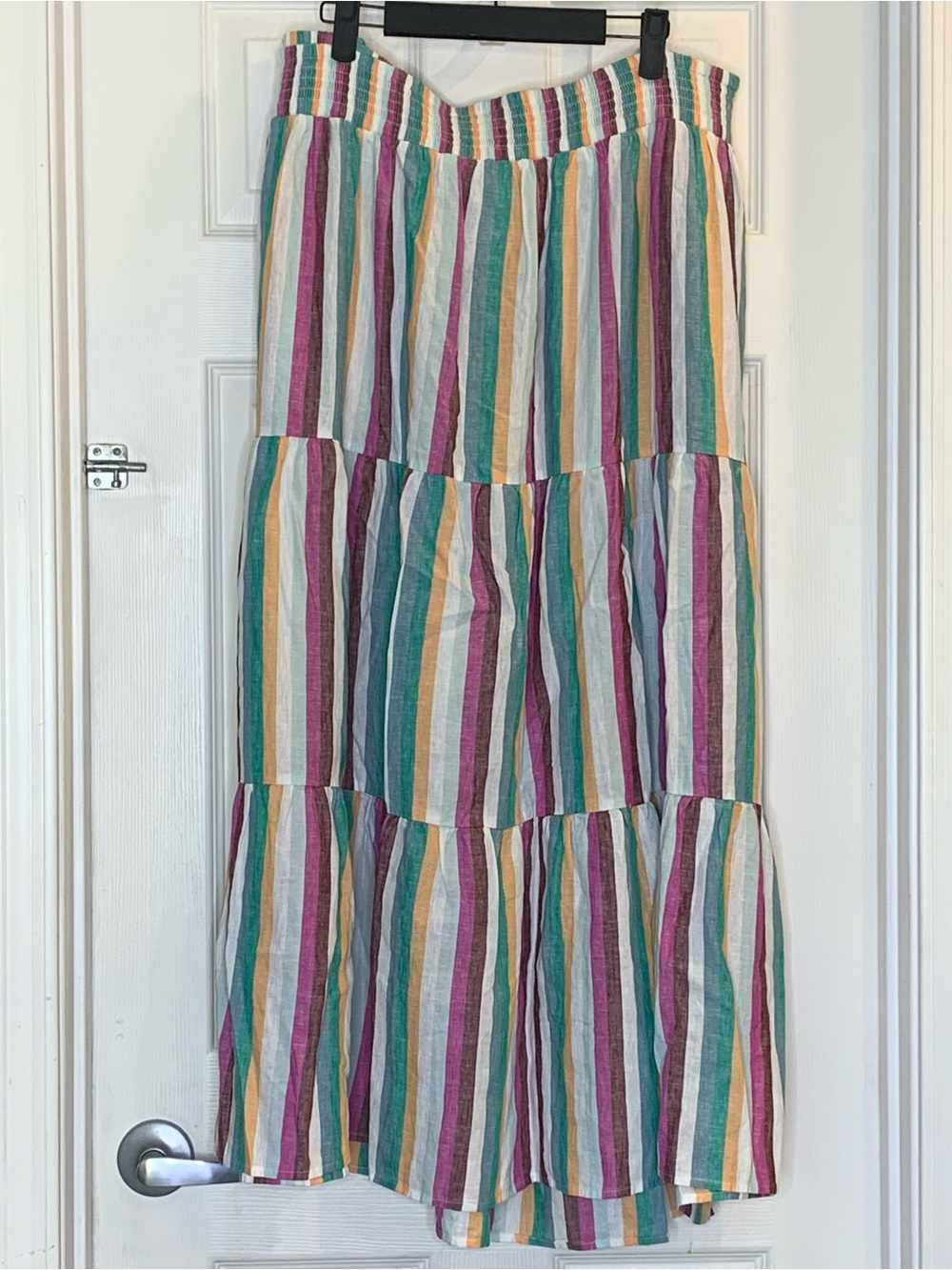Ava & Viv Striped Maxi Skirt Size 4X